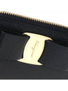 Vara Bow Zipper Card Wallet Black - SALVATORE FERRAGAMO - BALAAN 8