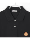 Logo Short Sleeve Polo Shirt Black - MONCLER - BALAAN 4