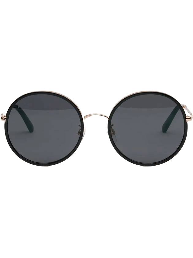 Eyewear Round Overfit Sunglasses Black - BALLY - BALAAN 1