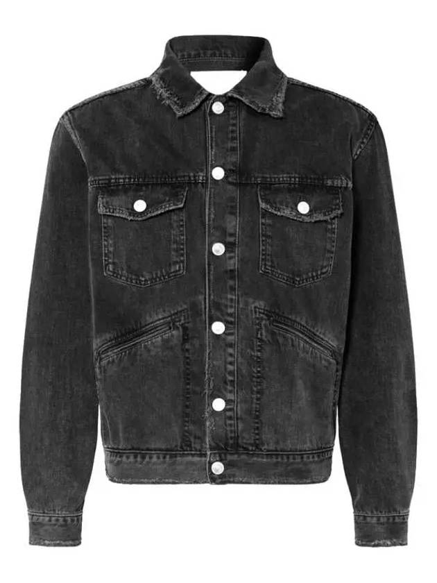 Django Back Logo Jacket Black - ISABEL MARANT - BALAAN 2