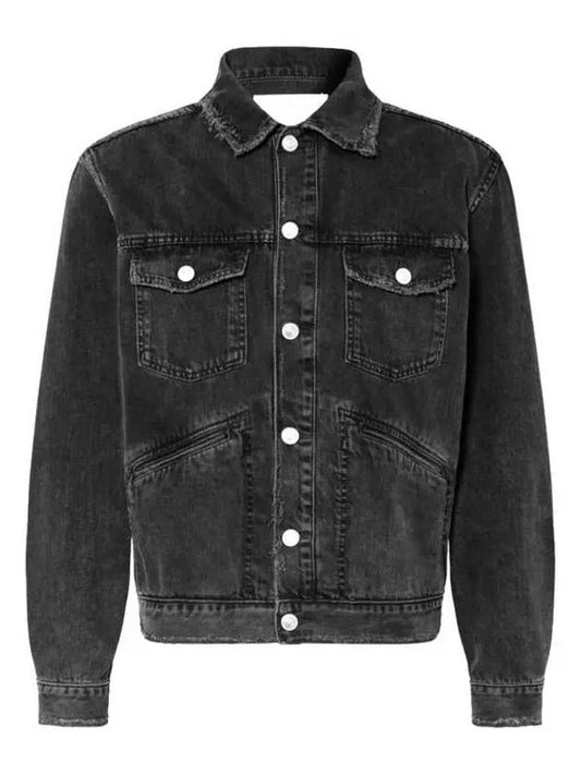 Django Back Logo Jacket Black - ISABEL MARANT - BALAAN 2