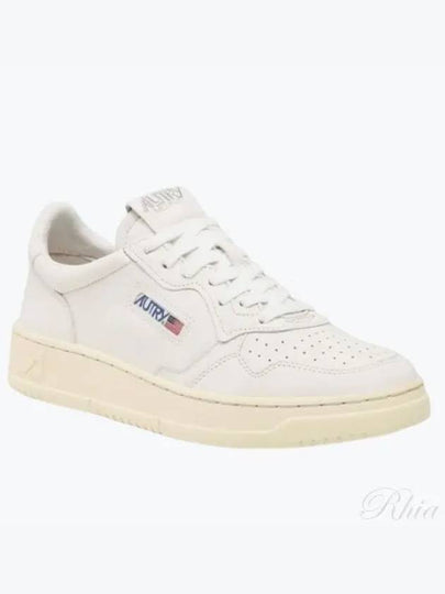 Medalist Goatskin Low Top Sneakers White - AUTRY - BALAAN 2