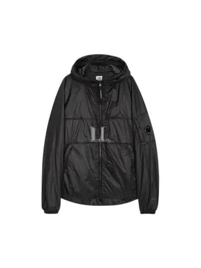 Nada Shell Hooded Jacket Black - CP COMPANY - BALAAN 2