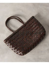 Mini Flat Gora Tote Bag Dark Brown - DRAGON DIFFUSION - BALAAN 3