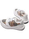 Ramsey Vintage Check Velcro Low Top Sneakers White Beige - BURBERRY - BALAAN 7