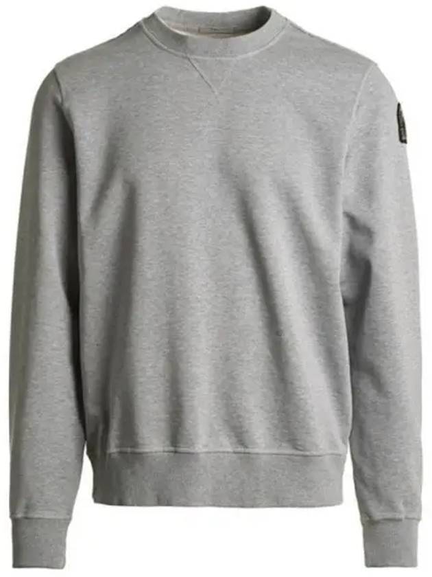 Caleb Basic Logo Patch Sweatshirt Grey - PARAJUMPERS - BALAAN 2