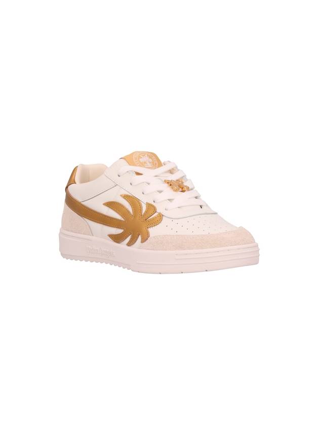 Sneakers PMIA097R24LEA0010176 BIANCO E ORO - PALM ANGELS - BALAAN 3