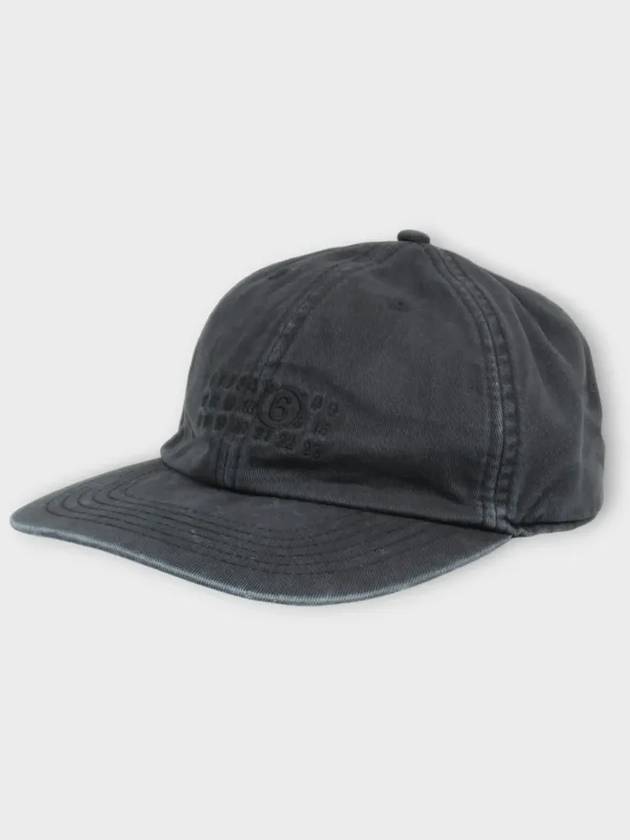 Signature Number Embroidered Ball Cap Black - MAISON MARGIELA - BALAAN 4