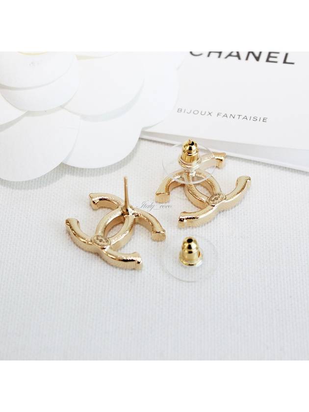 23A CC logo earrings gold - CHANEL - BALAAN 7