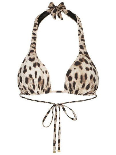 Leopard Print Triangle Bikini Set O1A01JONO11 - DOLCE&GABBANA - BALAAN 2