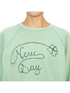 Women s brushed sweatshirt FR NEW DAY ESW KELLY GREEN W - WILD DONKEY - BALAAN 5