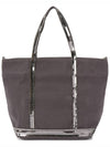 Canvass Cabas Tote Bag Gray - VANESSA BRUNO - BALAAN 5