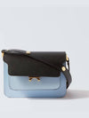 Leather Mini Trunk Shoulder Bag Grey - MARNI - BALAAN 4