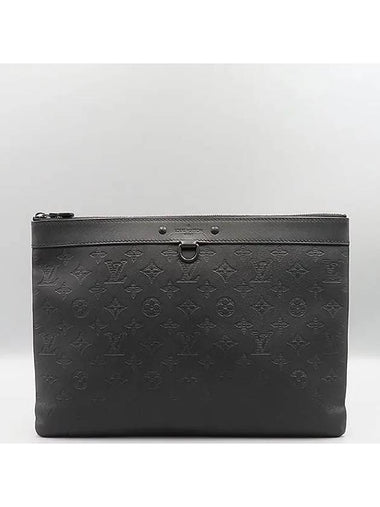 M62903 Monogram Shadow Leather Pochette Apollo Clutch Bag - LOUIS VUITTON - BALAAN 1