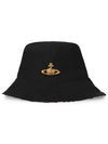 ORB Metal Bucket Hat Black - VIVIENNE WESTWOOD - BALAAN 5