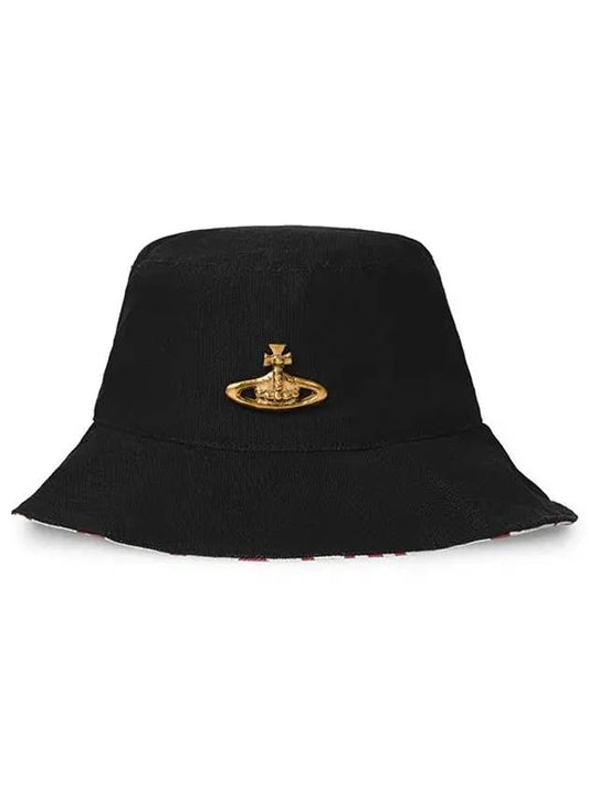 ORB Metal Bucket Hat Black - VIVIENNE WESTWOOD - BALAAN 2