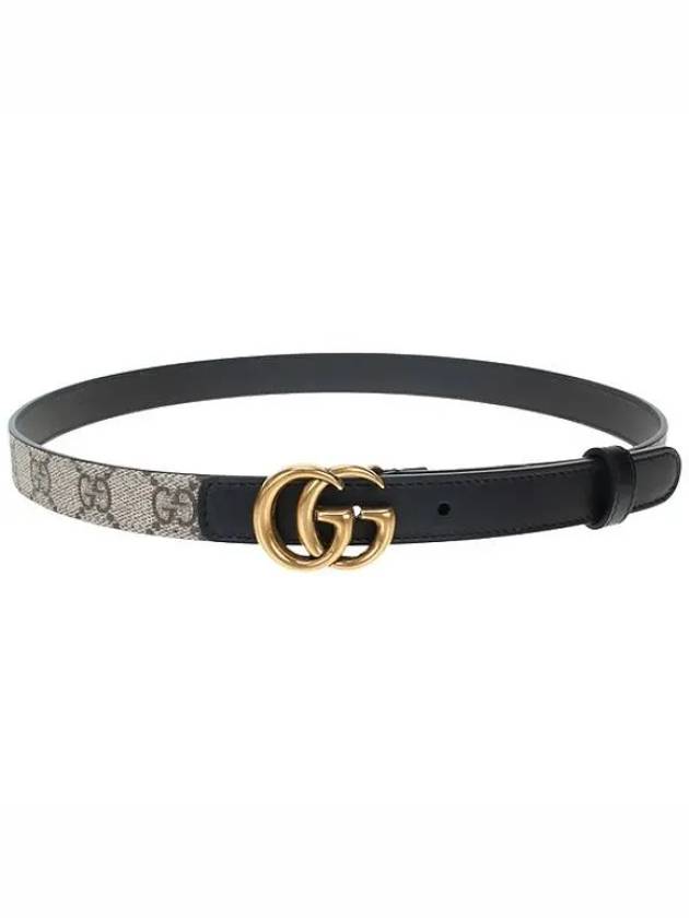 GG Marmont Thin Belt Beige - GUCCI - BALAAN 2