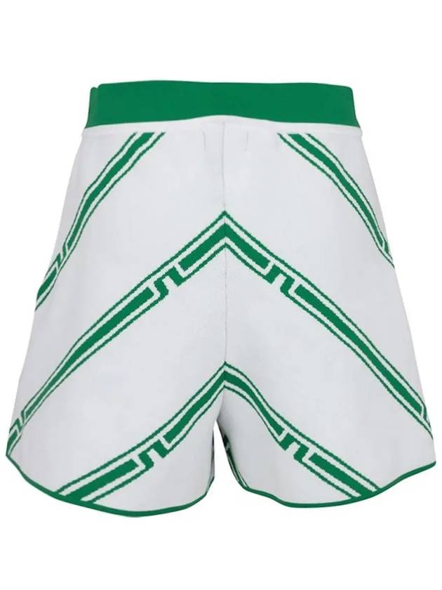 flare knit short pants green AWPA08422 M491 - J.LINDEBERG - BALAAN 3