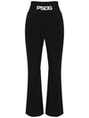 Banded slit bootcut pants BK - PASSARDI - BALAAN 1