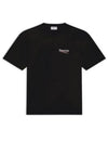 Political Campaign Large Fit Short Sleeve T-Shirt Black - BALENCIAGA - BALAAN 2