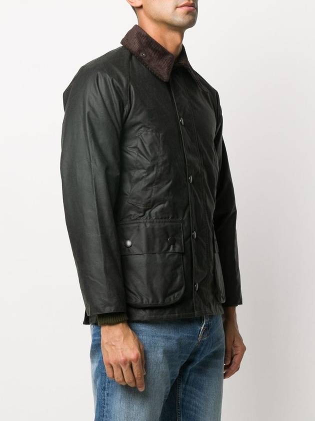 Bedale Wax Half Lined Jacket Sage - BARBOUR - BALAAN 4