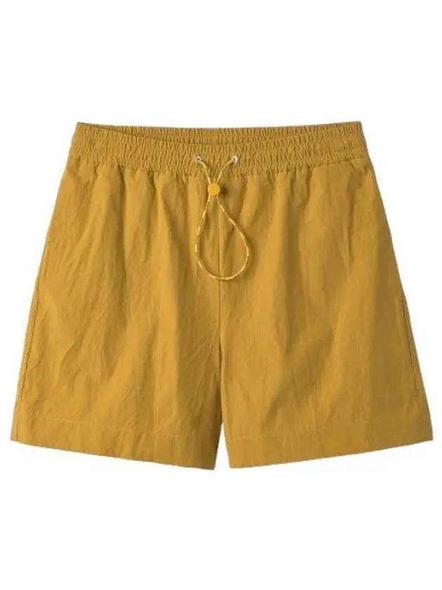 Waist Banding Shorts Pants Yellow - MONCLER - BALAAN 1