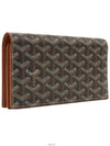 Black Tan Goyadin Canvas Richelieu Long Wallet APMRICHELIEU 03 - GOYARD - BALAAN 3