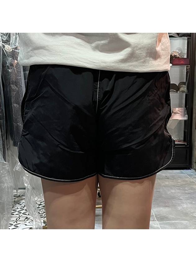 Vincent Logo Swim Shorts Black - ISABEL MARANT - BALAAN 6