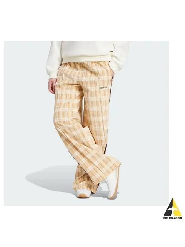 adidas corduroy tartan wide leg pants IX1055 - ADIDAS - BALAAN 1