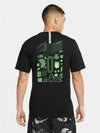 NSW World Wide Short Sleeve T-Shirt Black - NIKE - BALAAN 2