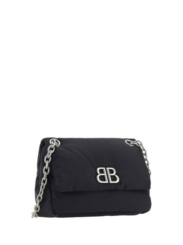 Mini Monaco Shoulder Bag Black - BALENCIAGA - BALAAN 3