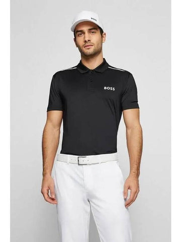 Performance regular fit polo shirt 50466206 001 black - BOSS - BALAAN 1