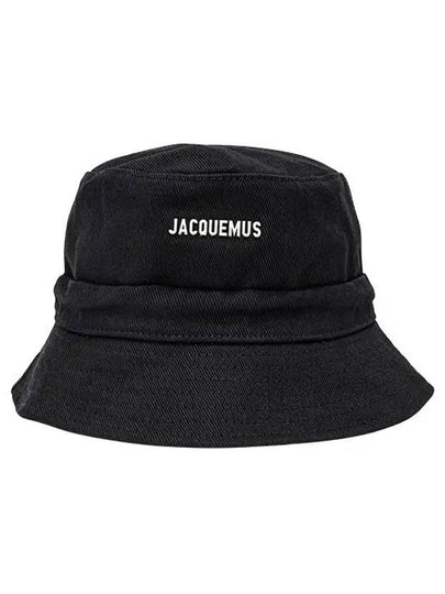 Le Bob Gadjo Bucket Hat Black - JACQUEMUS - BALAAN 2