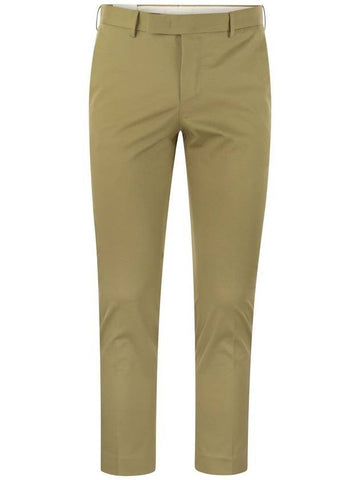 Cotton straight pants beige - PT TORINO - BALAAN 1