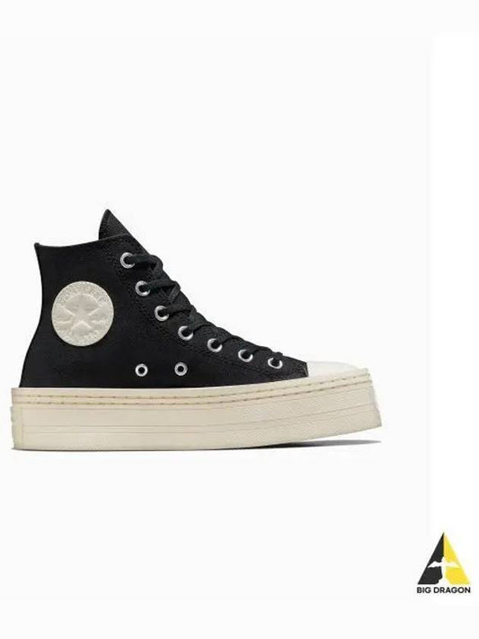 Chuck Taylor All Star Modern Lift Platform Canvas Black A06141C - CONVERSE - BALAAN 1