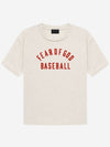 Cotton Baseball Short Sleeve T-Shirt Cream Grey - FEAR OF GOD - BALAAN 2