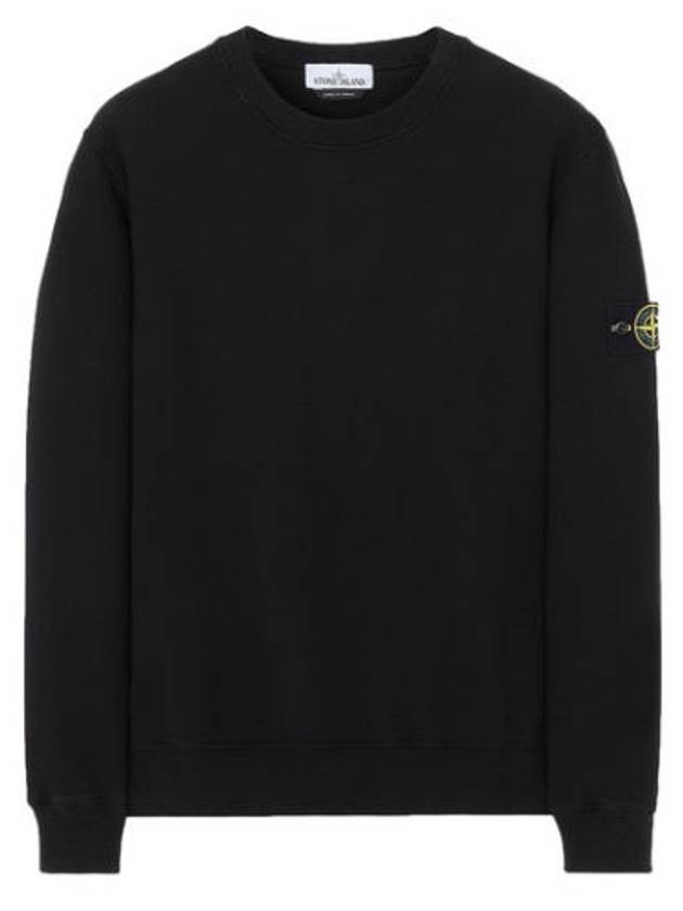 Wappen Patch Crewneck Sweatshirt Black - STONE ISLAND - BALAAN 2