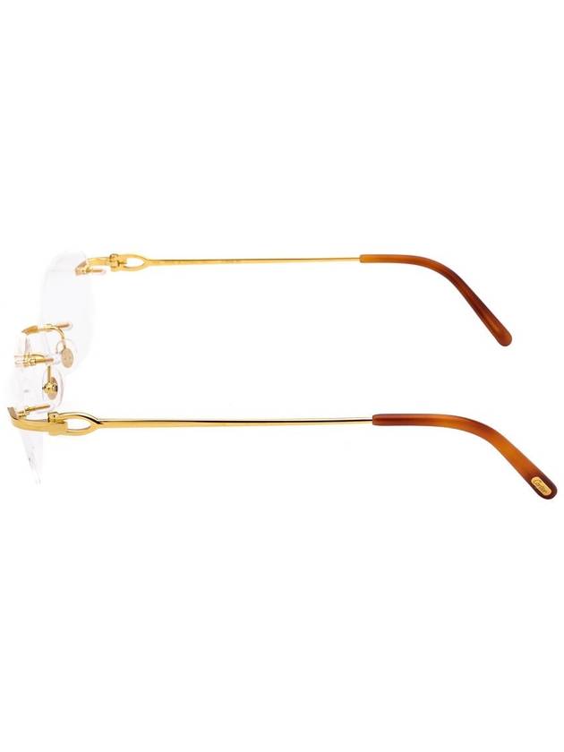 Sunglasses CT0050O 001 Gold - CARTIER - BALAAN 5