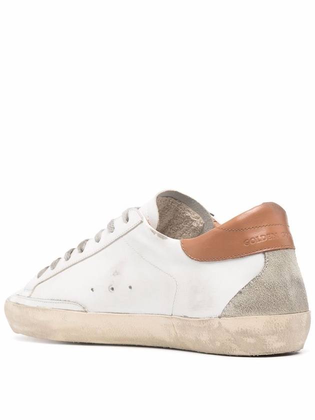 Superstar Brown Tab Sneakers White - GOLDEN GOOSE - BALAAN 4