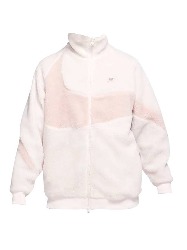 Big Swoosh Bomber Jacket Pink - NIKE - BALAAN 1