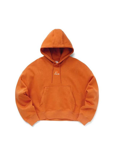 Therma Fit Fleece Hoodie Campfire Orange - NIKE - BALAAN 1