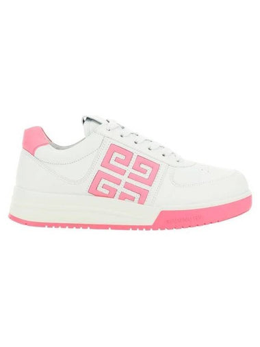 G4 Leather Low Top Sneakers Pink White - GIVENCHY - BALAAN 1