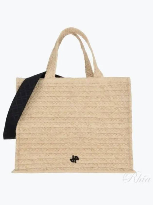 JP Raffia Tote Bag Beige - PATOU - BALAAN 2