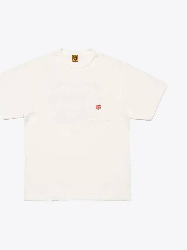 Pocket short sleeve t shirt white HM28CS031 - HUMAN MADE - BALAAN 1