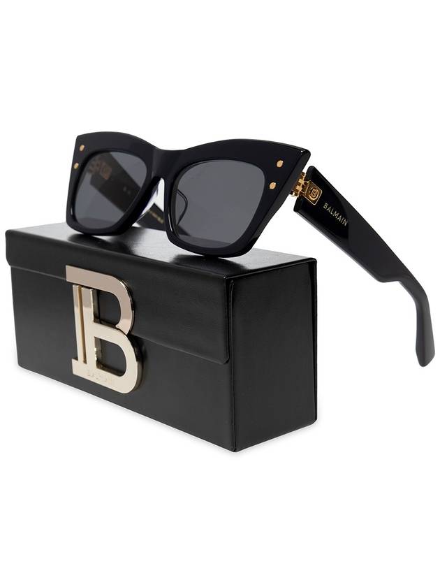 Balmain Sunglasses With Logo, Women's, Navy Blue - BALMAIN - BALAAN 3