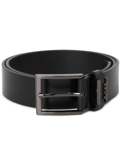 Cole Ant Logo Leather Belt Black - HUGO BOSS - BALAAN 2