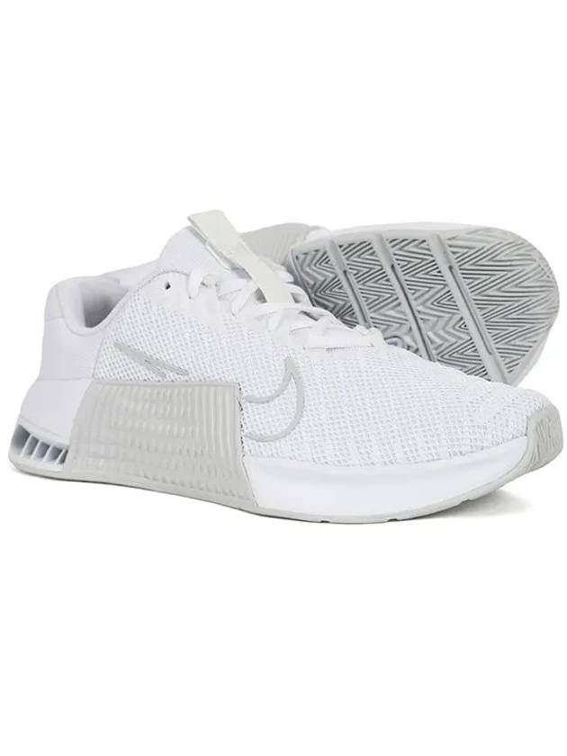 Metcon 9 Work Out Low Top Sneakers White Pure Platinum - NIKE - BALAAN 3