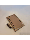 Rockstud Card Wallet Pink - VALENTINO - BALAAN 9