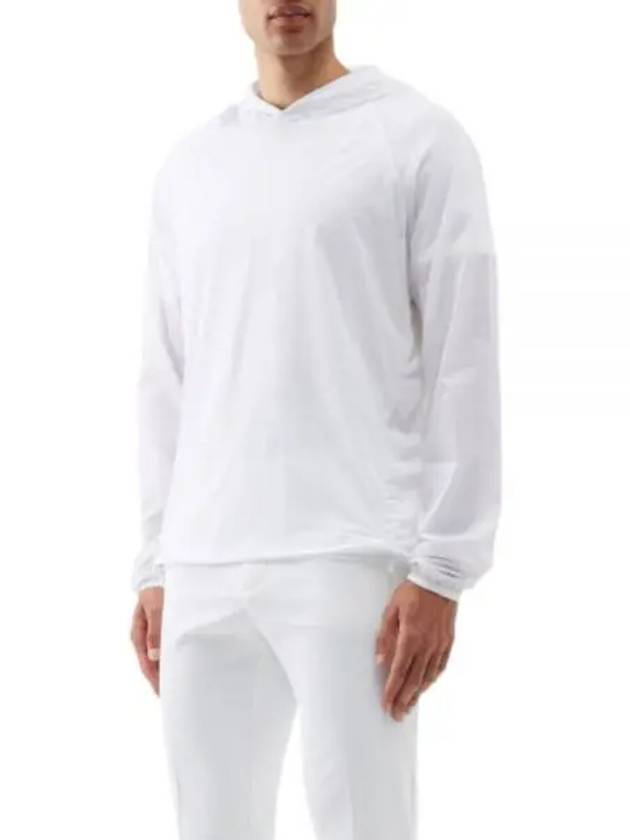 Arron Stretch Wind Golf Hoodie White - J.LINDEBERG - BALAAN 2