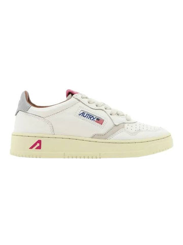 Women's Medalist Leather Low-Top Sneakers White - AUTRY - BALAAN 1